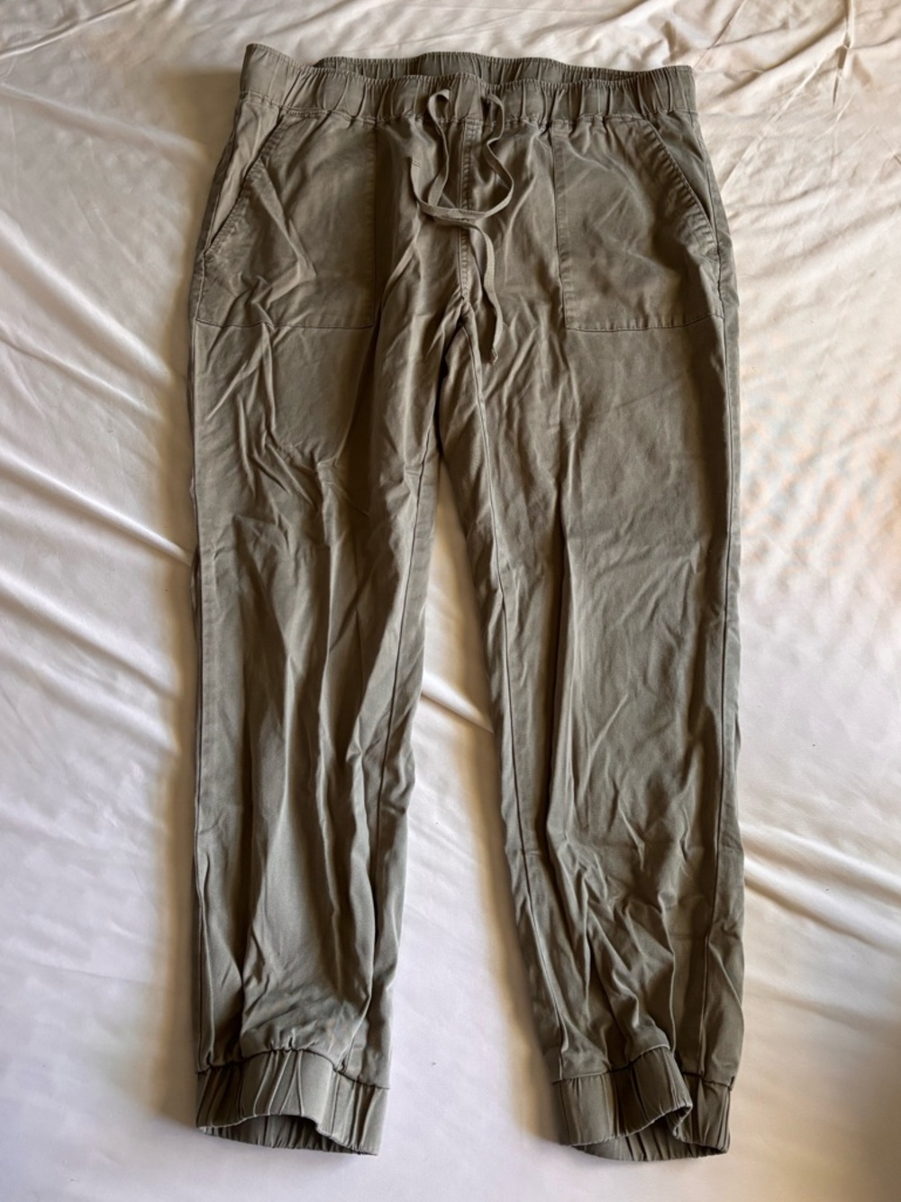 Buffalo David Bitton Olive Drawstring Jogger Pants